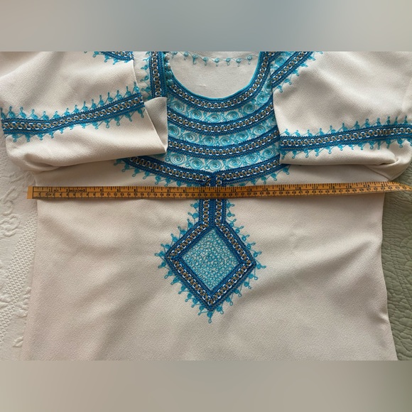 Vintage 60’s /70’s, handmade embroidered caftan kaftan - Picture 8 of 16